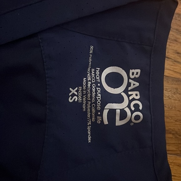 Navy Blue Scrub Top - Picture 2 of 4